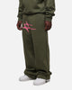 Loiter Hybrid Sweatpants Olive/Pink