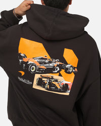 Mitchell & Ness X Mclaren 38 Hoodie Washed Black