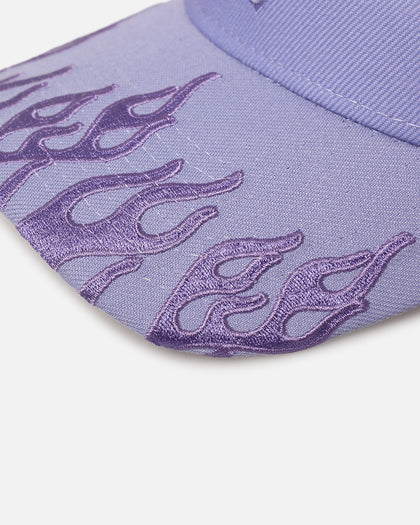New Era Toronto Raptors 'Sundyed Flames' 9FORTY A-Frame Snapback Lavender
