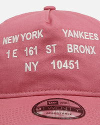 New Era New York Yankees 'Location' 9TWENTY Strapback Rust