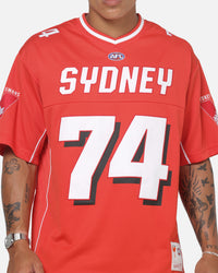 Mitchell & Ness Sydney Swans AFL 74 Jersey Red
