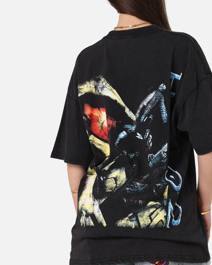 73Studio X Halo Halo 2 Masterchief Vintage T-Shirt Black Acidwash