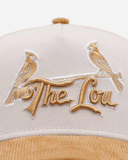 New Era St. Louis Cardinals 'Honey Pot' 9FORTY A-Frame Snapback Stone/Wheat