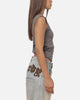 Ed Hardy Women's Cowl Back Top Grey