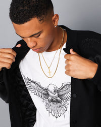 NXS Double Cross Chain Gold