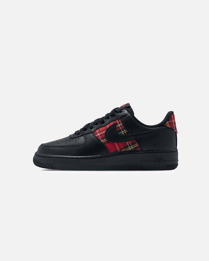 Nike Women's Air Force 1 '07 "Plaid" Black/Black