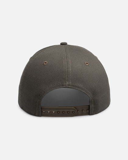 New Era New York Yankees "Moss Canvas" 9Forty A-Frame Snapback Dark Green