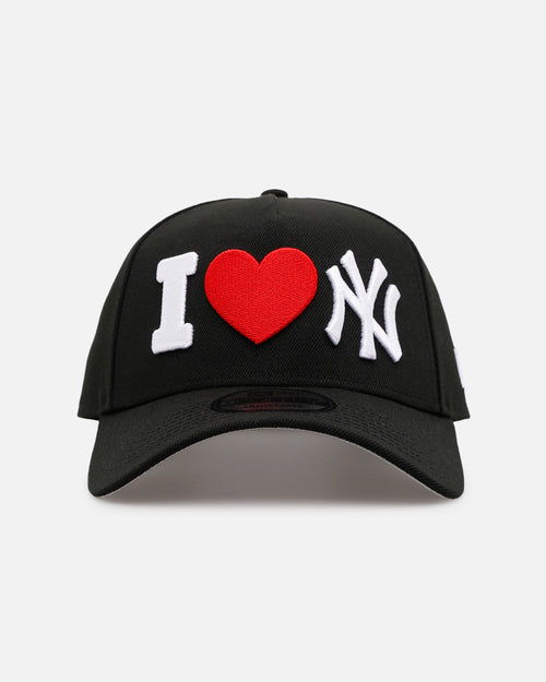 New Era New York Yankees 'Love' 9FORTY A-Frame Snapback Black