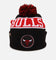 Mitchell & Ness Chicago Bulls Team Pom Beanie Black/Red