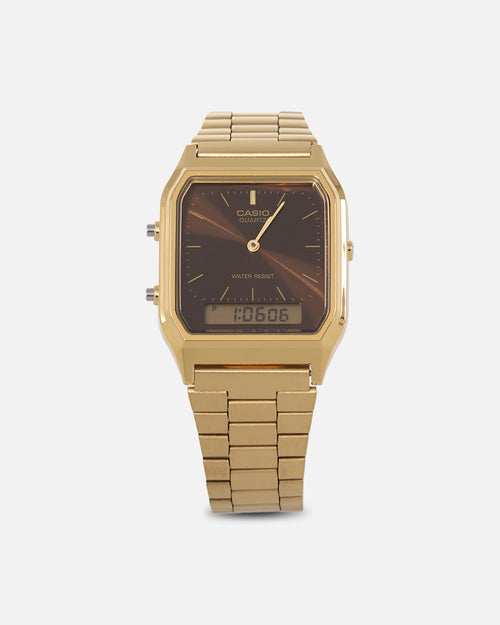 Casio AQ230GA-5A Watch Gold/Brown