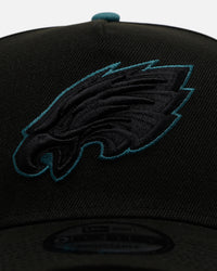 New Era Philadelphia Eagles 'Outline' 9FORTY A-Frame Snapback Black