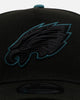 New Era Philadelphia Eagles 'Outline' 9FORTY A-Frame Snapback Black