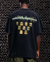 Goat Crew X Call Of Duty Modern Warfare 25 Streak Heavy T-Shirt Vintage Black
