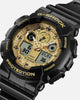 G Shock GA100GB-1A9 Watch Black/Gold