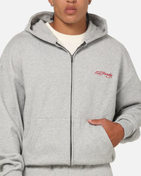 Ed Hardy Signature Hoodie Grey Marle