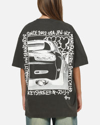 Key Street Twotone T-Shirt Black Wash