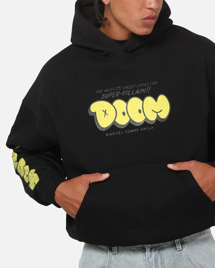 73Studio Marvel Fantastic Four Doctor Doom Villain Hoodie Black