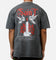 Saint Morta Candle Lit Boxy T-Shirt Black Wash