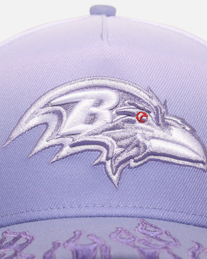 New Era Baltimore Ravens 'Sundyed Flames' 9FORTY A-Frame Snapback Lavender