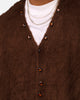 MNML Sky Jewelled Cardigan Sweater Brown