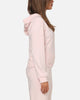 Ed Hardy Women's Rhinestone Cropped Hoodie Pink