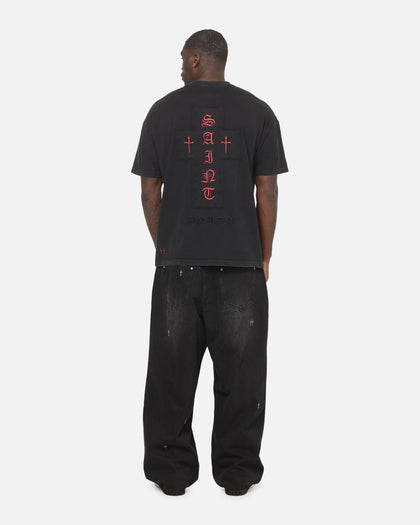 Saint Morta Requiem Boxy T-Shirt Washed Black