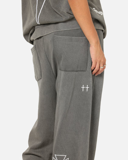 Saint Morta Athletc Sweatpants Washed Charcoal