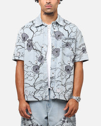 Saint Morta Poison Ivy Boxy Denim Shirt Mid Blue