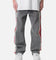MNML Ultra Baggy Stripe Denim Jeans Black/Red