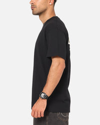 X-Large Flowers T-Shirt Black