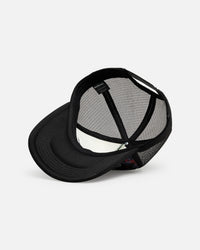 Loiter Airbrush Panther Trucker Snapback Cap Black