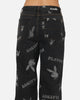 Playboy Mess Denim Jeans Washed Black