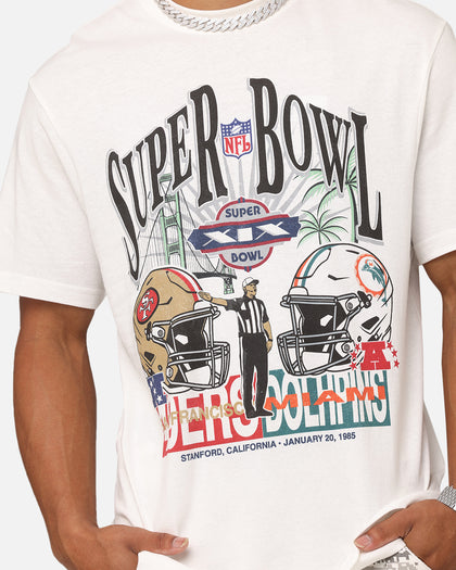 Mitchell & Ness Super Bowl XIX Match Up T-Shirt Vintage White