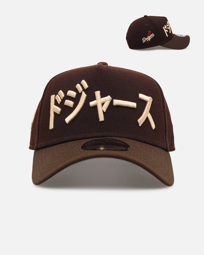 New Era Los Angeles Dodgers 'Japan Pack' Kanji 9FORTY A-Frame Snapback Brown