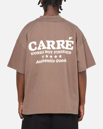 Carre Pocket T-Shirt Brown