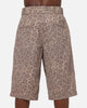 Playboy All Over Print Shorts Leopard Beige