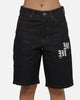 Carre x Disney M&F Denim Jorts Raw Indigo