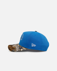 New Era Detroit Lions 'Realtree Visor' 9FORTY A-Frame Snapback Official Team Color