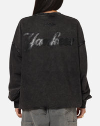 Pro Standard New York Yankees 'Wash Vanguard' Fleece Crewneck Washed Black