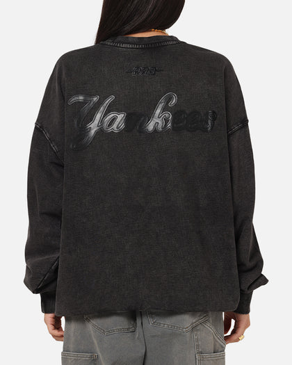 Pro Standard New York Yankees 'Wash Vanguard' Fleece Crewneck Washed Black