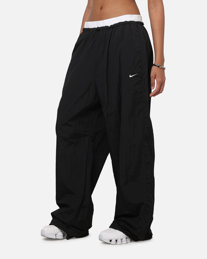 Nike Women's Sportswear Loose High-Waisted Parachute Pants Black/Black/White