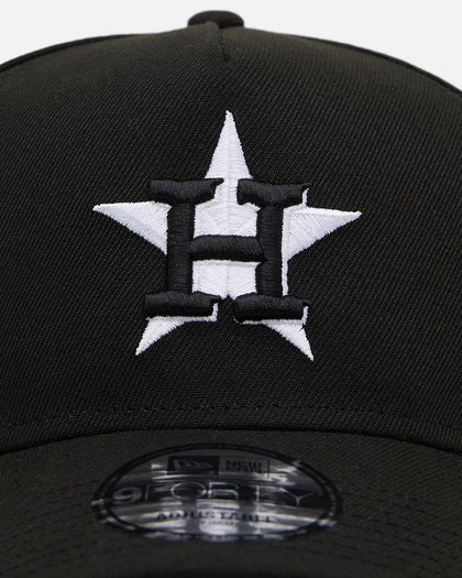 New Era Houston Astros 'Easy Black and White' 9FORTY A-Frame Snapback Black/White