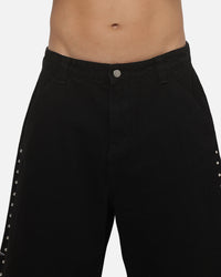 Ed Hardy Studded Tailored Jorts Black