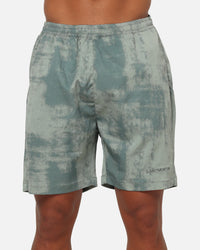 Saint Morta Solis Textured Shorts Petrol Green