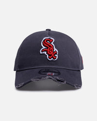 New Era Chicago White Sox 'Spider Web' 9FORTY A-Frame Snapback Acid Wash Grey