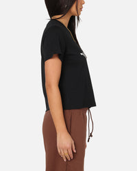 Jordan Women's Flight Graphic T-Shirt Black/White