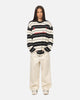Carre Collective Stripe Long Sleeve T-Shirt Black/Off White