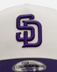New Era San Diego Padres 'Purple Haze 2.0' 9FORTY A-Frame Snapback Chrome/Purple