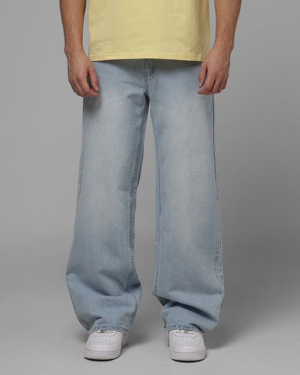 Loiter Women's Impact Low Waisted Jeans Washed Denim