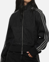 Adidas Women's Firebird Denim Track Jacket True Black
